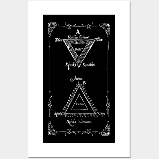 Hermetica Moderna - Trifolium Hermeticum Dark Posters and Art